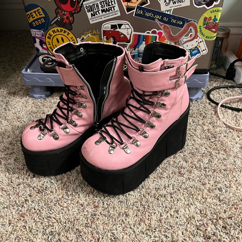 Pink Demonia Platforms